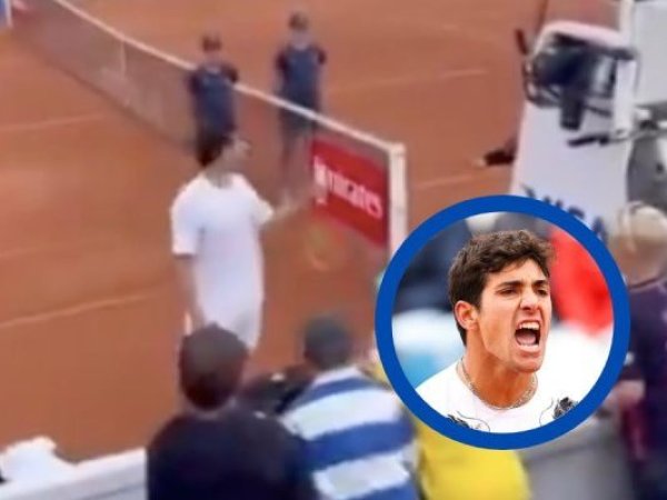 Garín le ofreció pelear fuera de la cancha a tenista argentino
